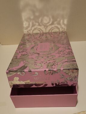 Versace Pink and Gold Ornate Accessory Box